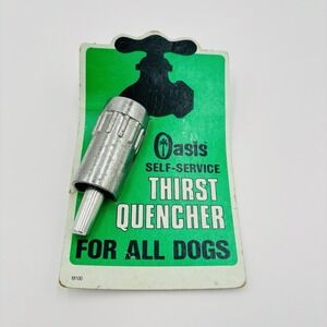 Oasis Thirst Quencher Self Service Faucet Dog Water Drink Aluminum Rust Free